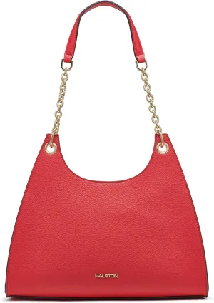 Halston Janis Rocky Road Top Zip Hobo