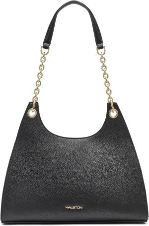 Halston Janis Rocky Road Top Zip Hobo