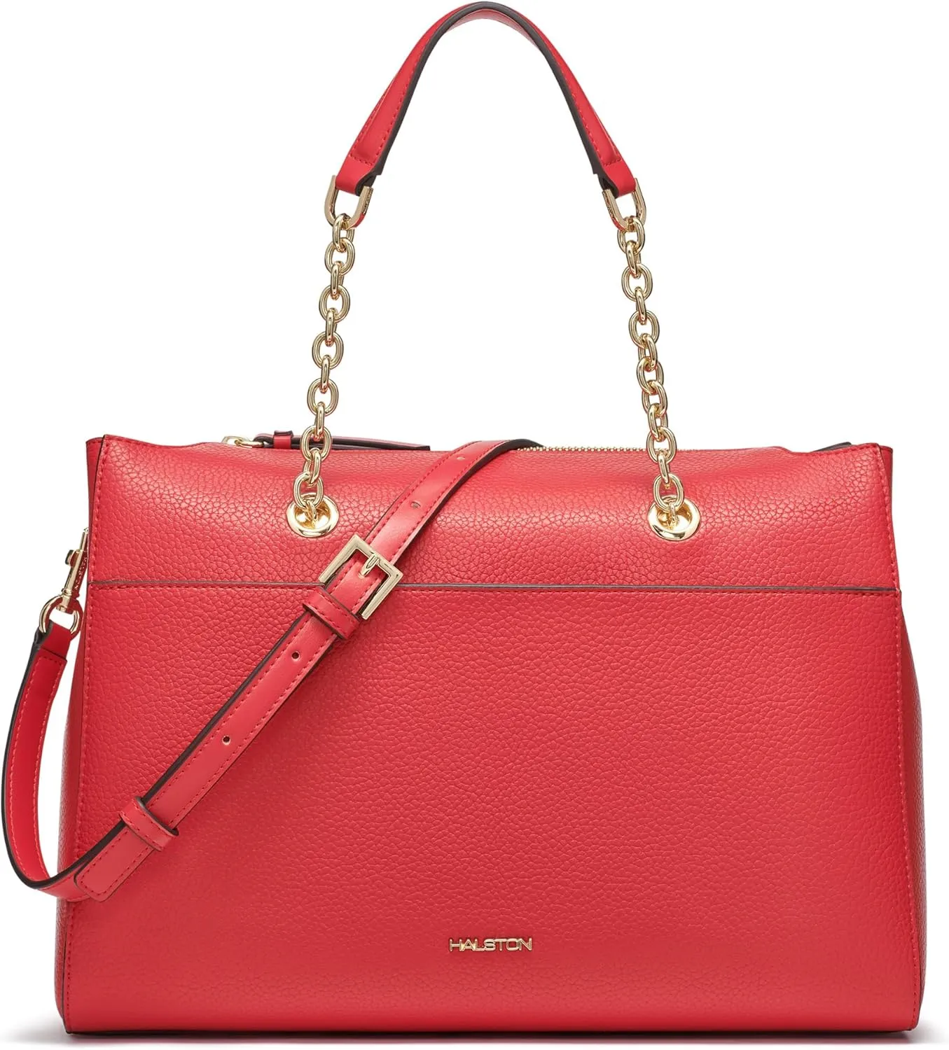 Halston Janis Rocky Road Top Zip Satchel