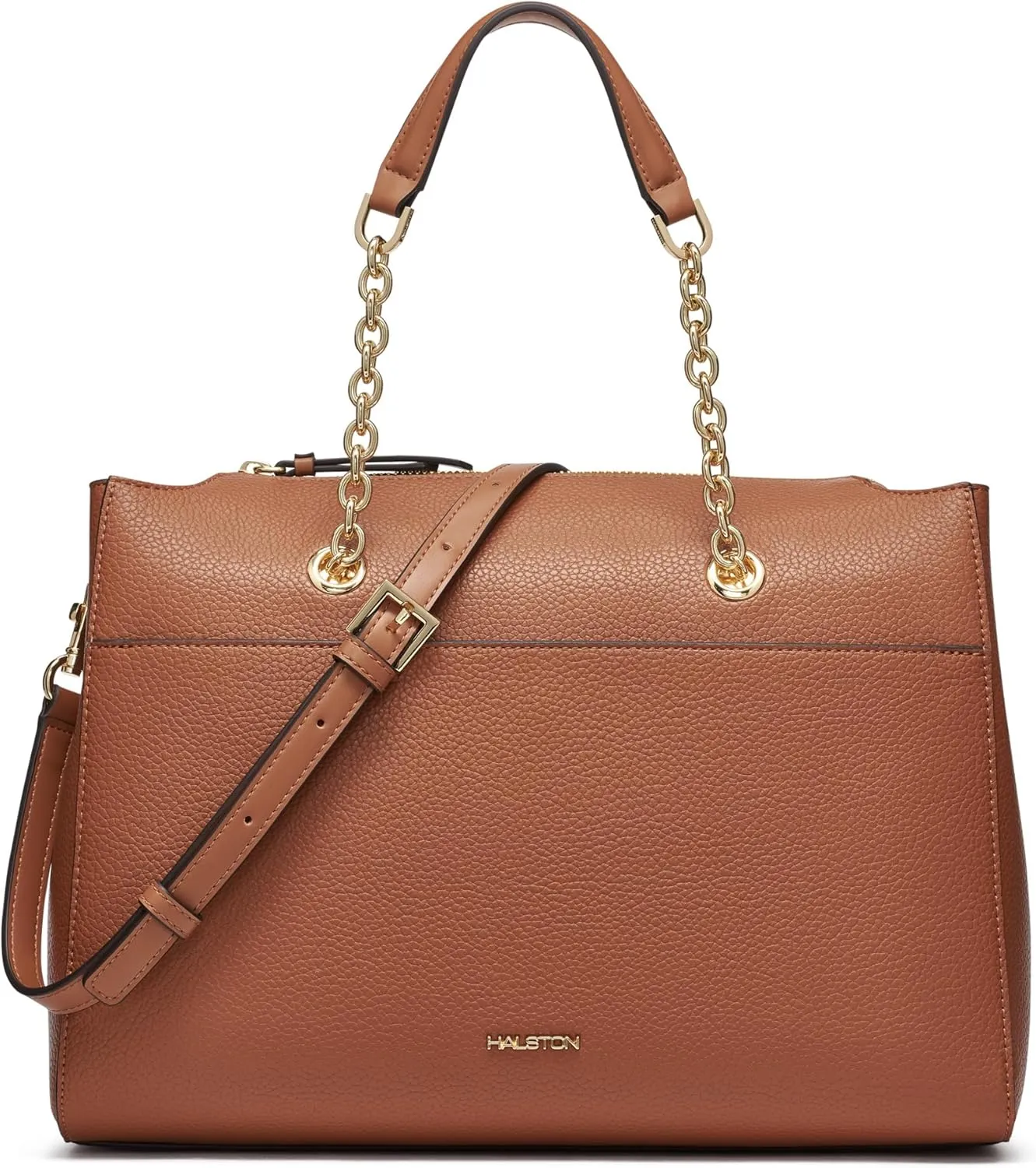Halston Janis Rocky Road Top Zip Satchel