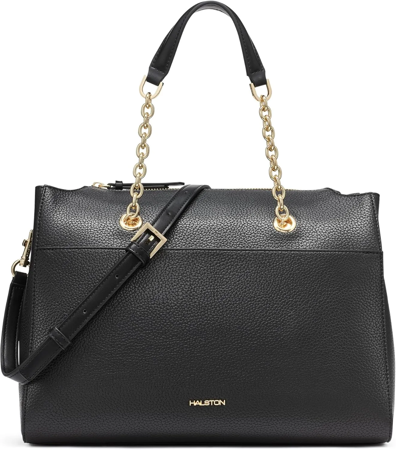 Halston Janis Rocky Road Top Zip Satchel
