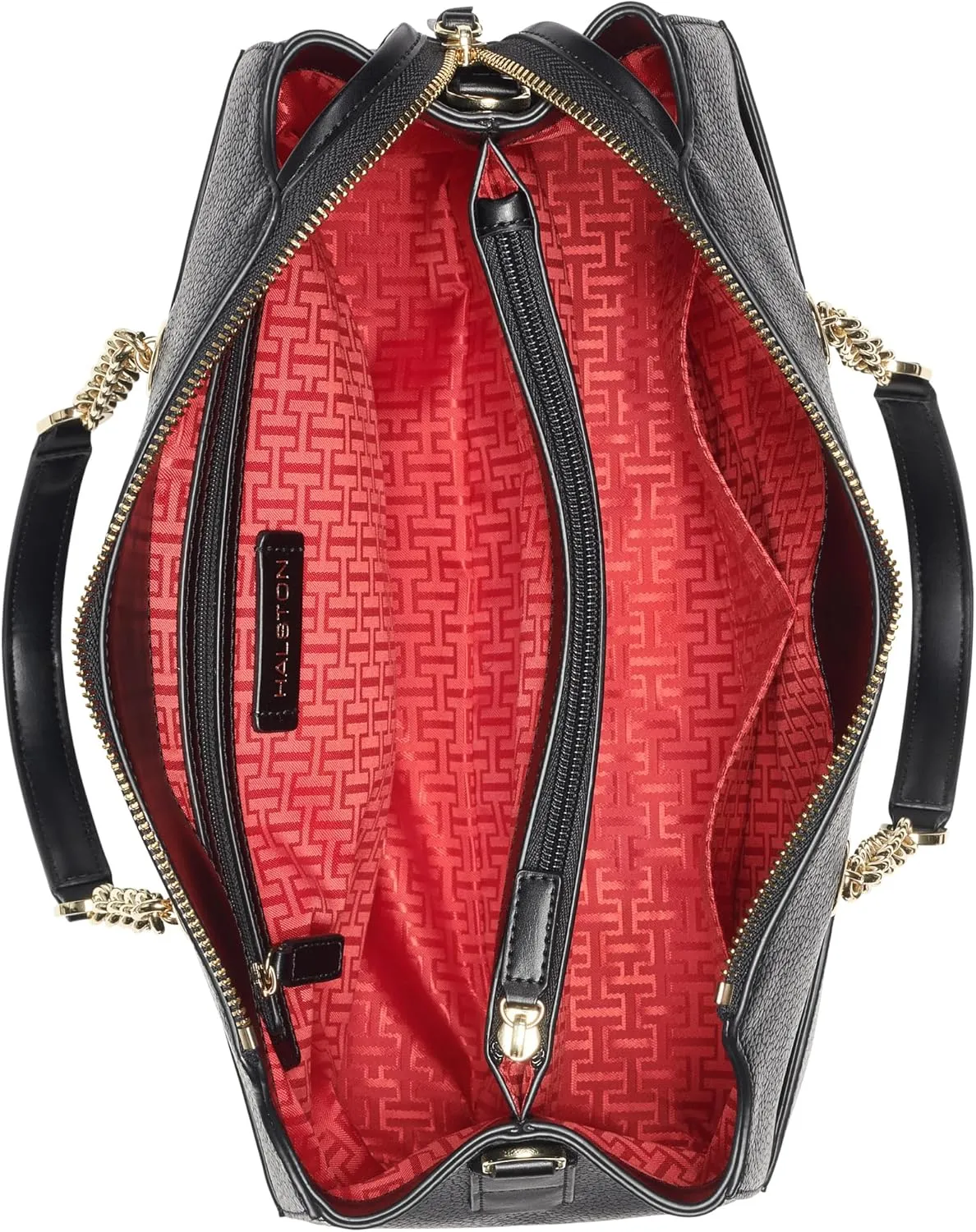 Halston Janis Rocky Road Top Zip Satchel
