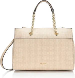 Halston Janis Rocky Road Top Zip Satchel