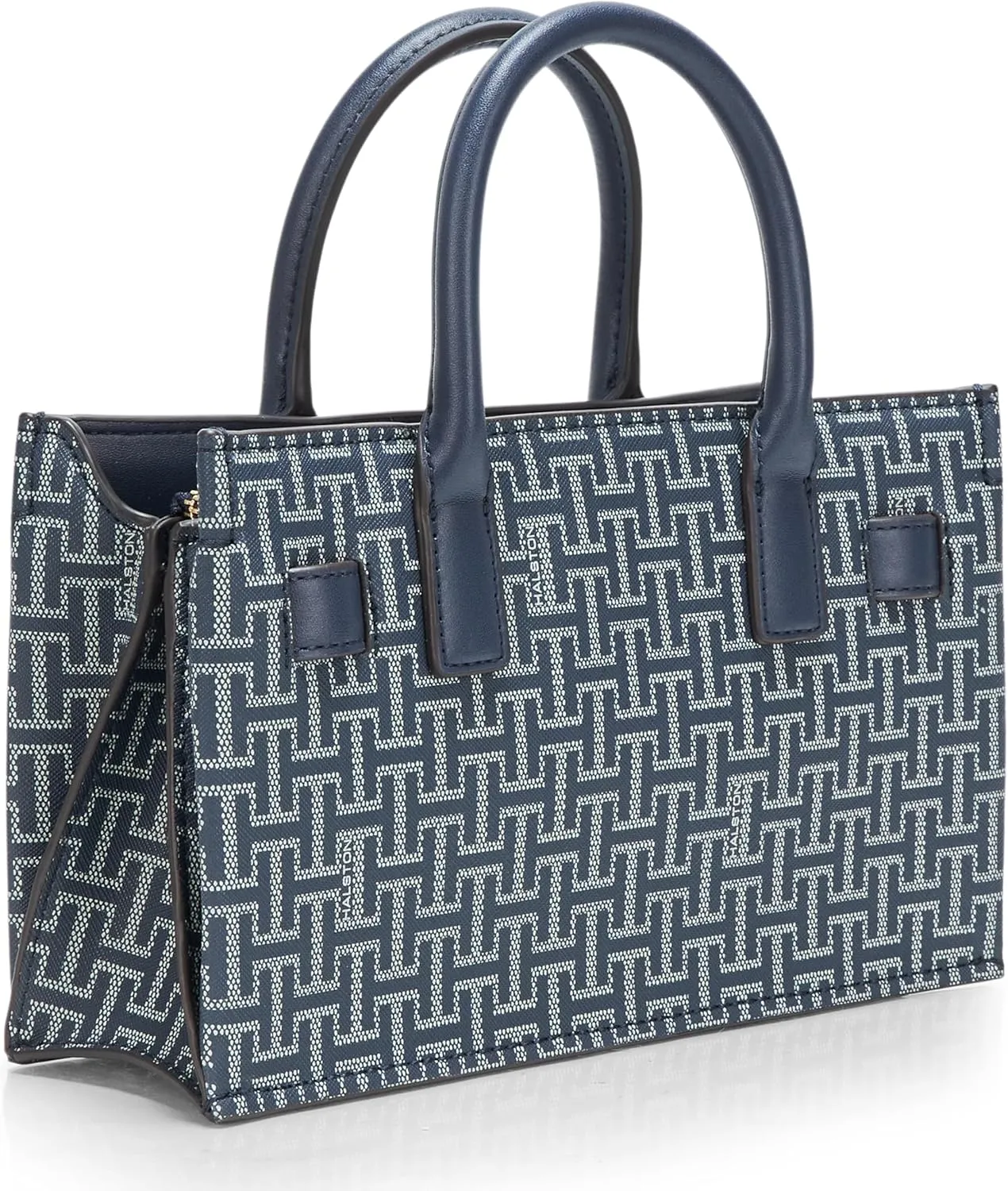 Halston Jerry Signature Logo Top Zip Crossbody