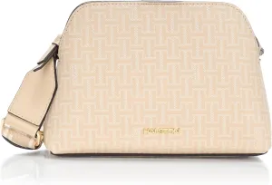 Halston Quincy Signature Logo Top Zip Crossbody