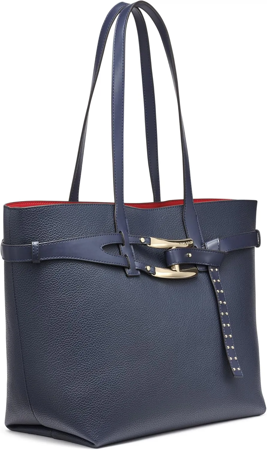 Halston Tasha Rocky Road Magnetic Snap Tote