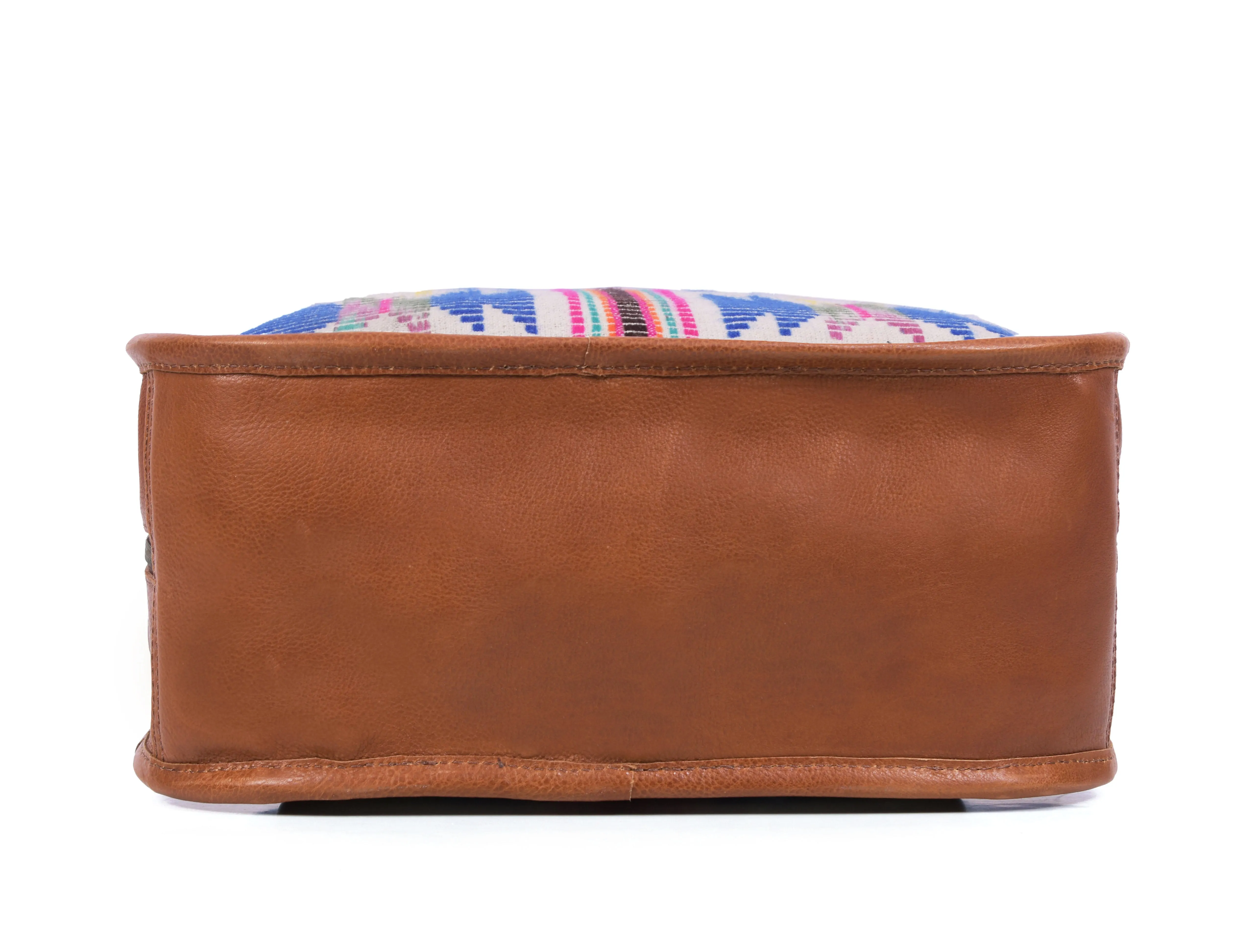 Hampshire Backpack Jacquard with Leather - Tan