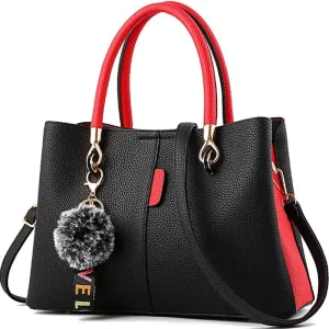 Handbag Fashion Ladies Tote Bag PU Leather Crossbody Bags Messenger Bag