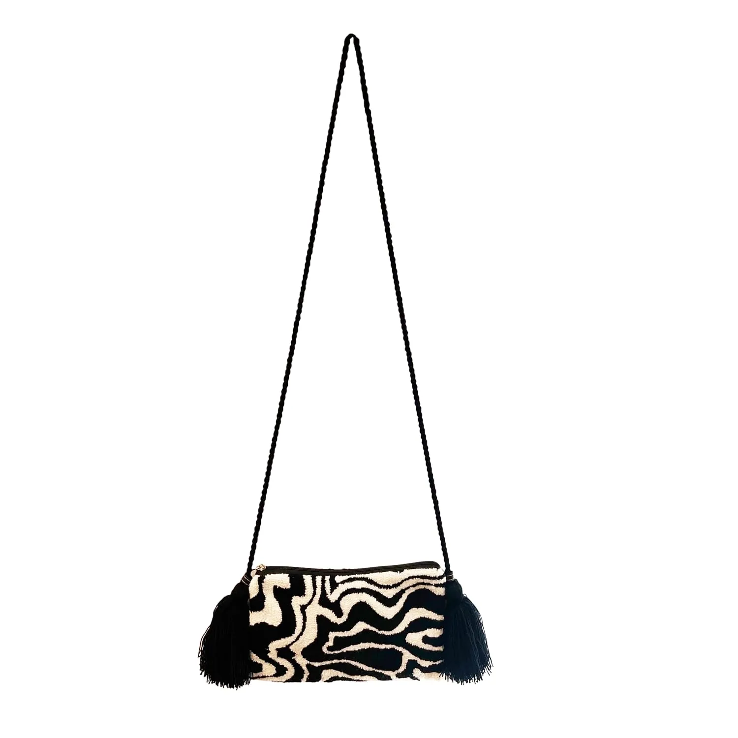 Handbag - Wayuu Bag - Zebra (Crossbody)