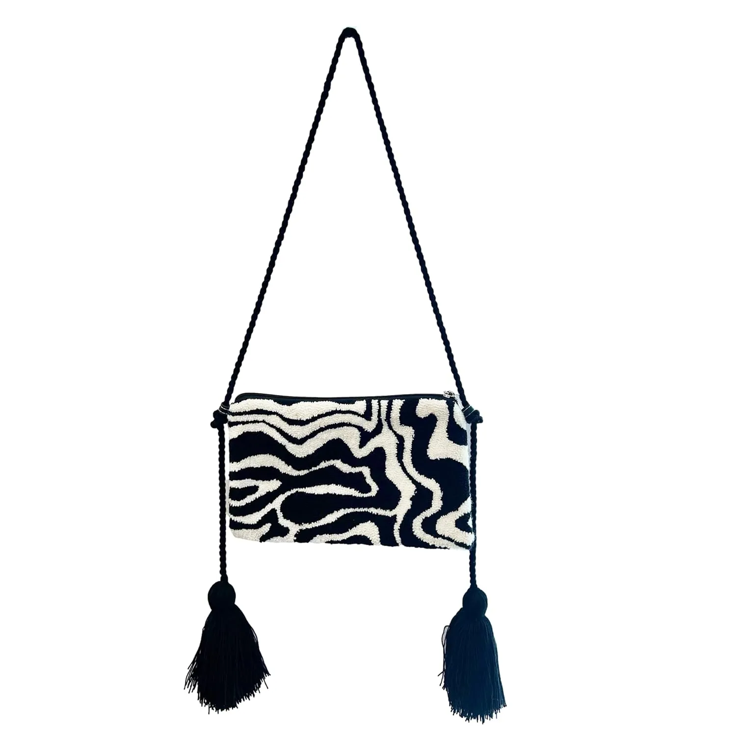 Handbag - Wayuu Bag - Zebra (Crossbody)