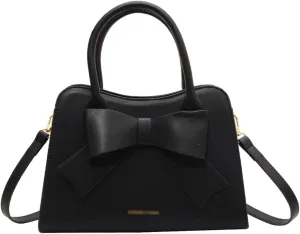 Handbags and Purse for Women Leather Top Handle Handbag Bowknot Satchel Shoulder Crossbody Bag Medium Tote Bags