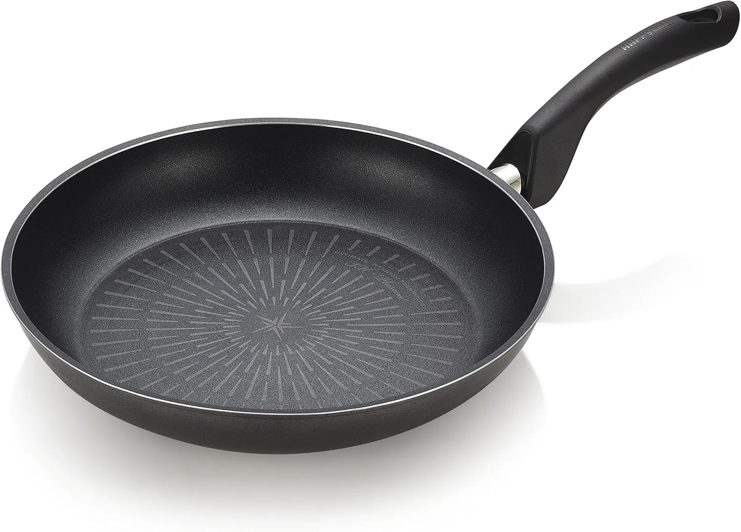 Happycall Induction Titanium Nonstick Frying Pan, Grey, PFOA-free, Skillet, Dishwasher Safe (12inch)