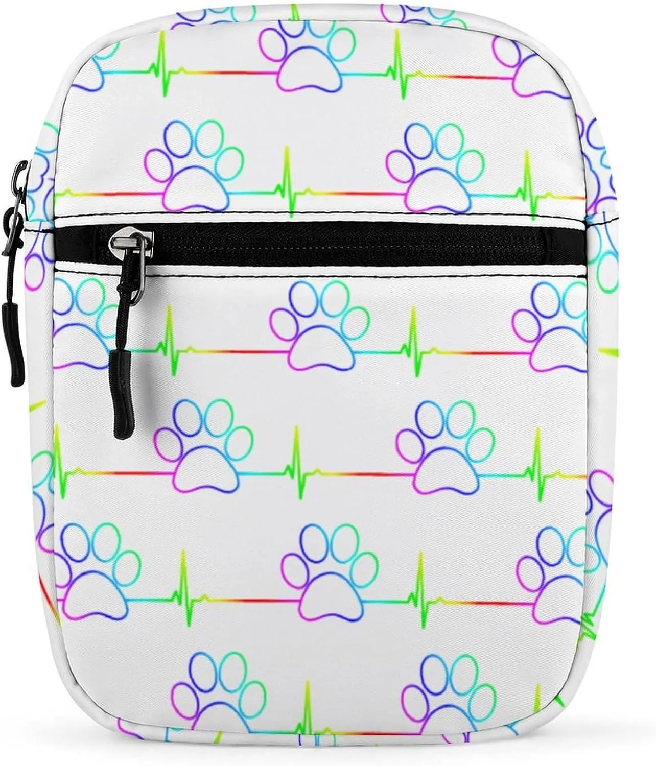 Heart Beat Mini Crossbody Bag Anti-Theft Side Shoulder Bags Messenger Bag Unisex