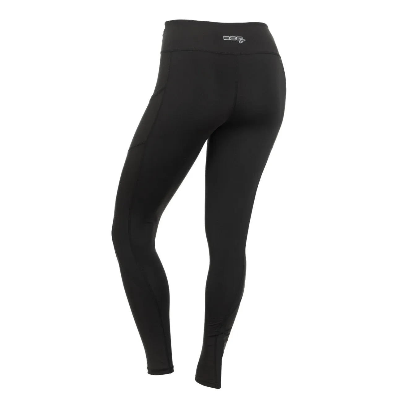 High Waisted Boat Legging - Dark Charcoal - UPF 50 