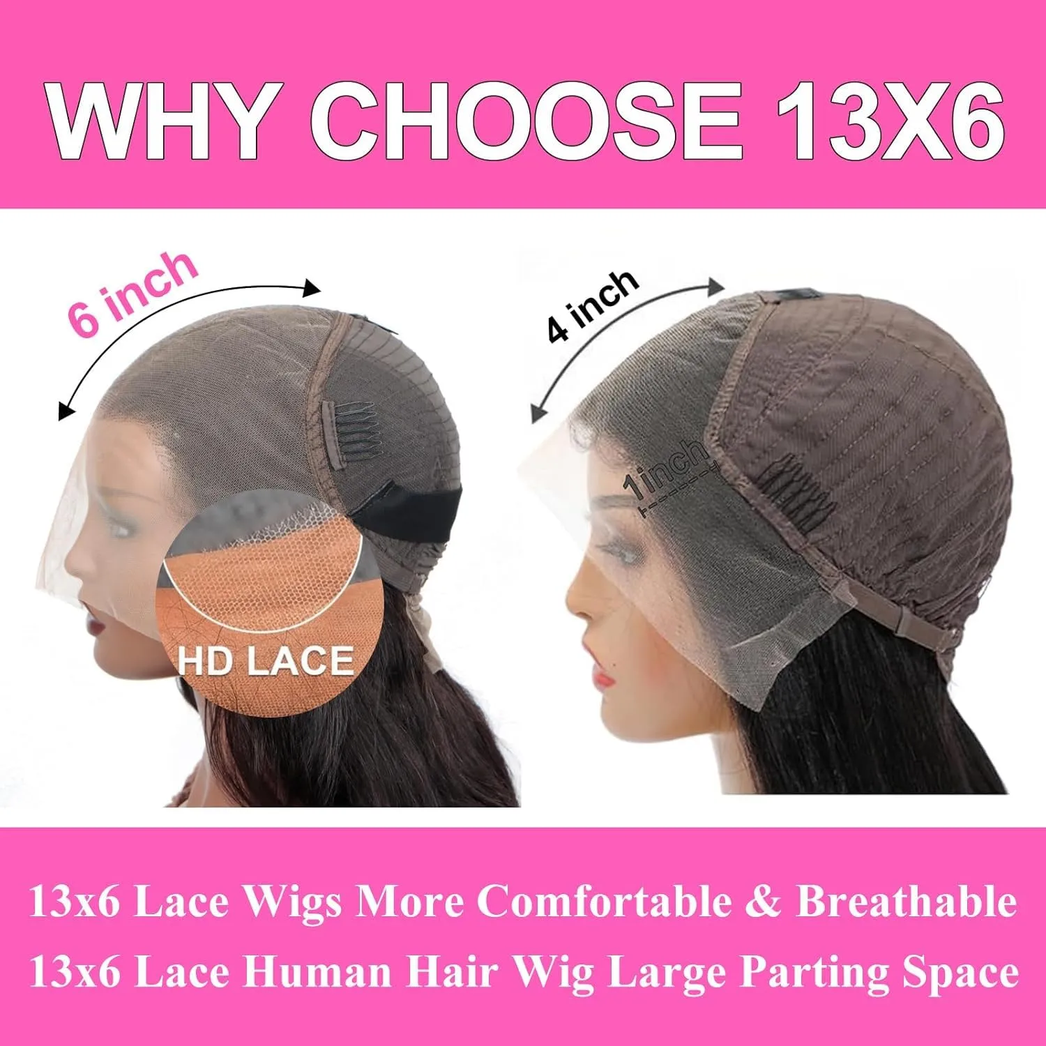 Highlight 13x6 Body Wave Lace Front Wigs Human Hair 26 Inch 1B/30 HD Transparent Lace Frontal Wigs for Women Ombre Lace Front Wig Human Hair Pre Plucked with Baby Hair 180% Density