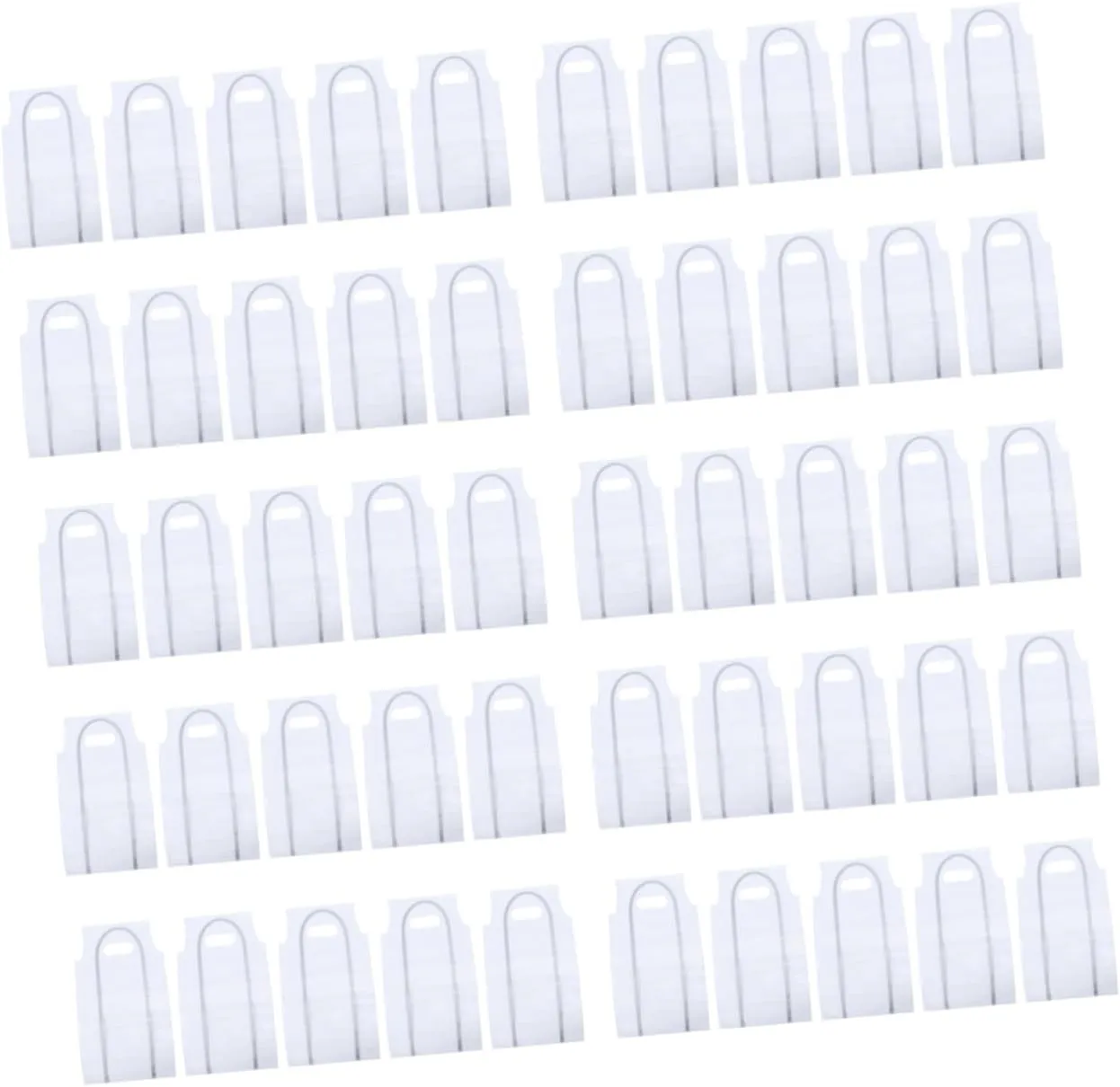 Homoyoyo 50pcs Portable Pe Drink Bags for Milk Tea Coffee Juice Takeout Handbags Stores Random Style