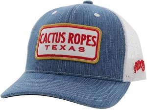 HOOEY Cactus Ropes Adjustable Snapback Trucker Mesh Back Hat