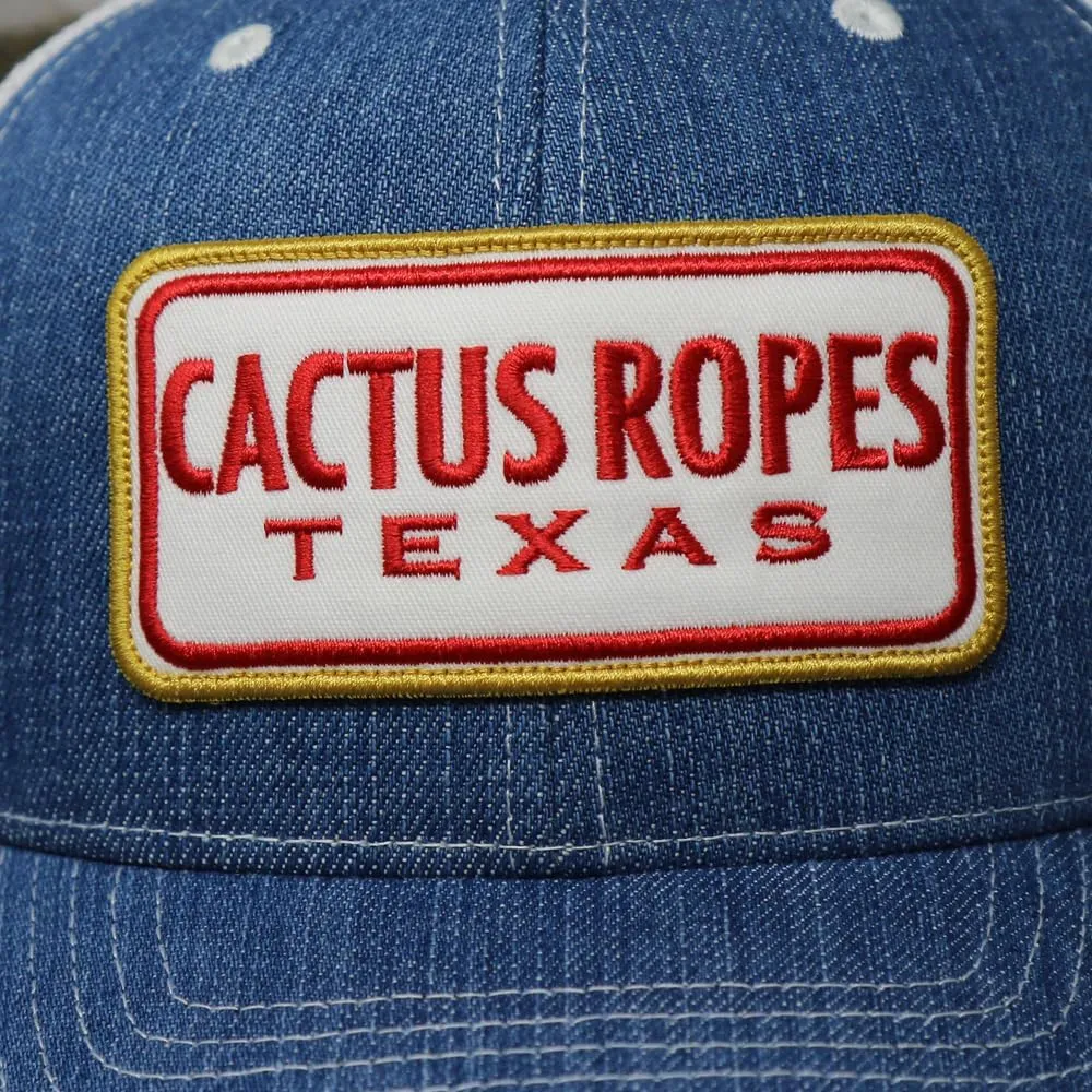 HOOEY Cactus Ropes Adjustable Snapback Trucker Mesh Back Hat