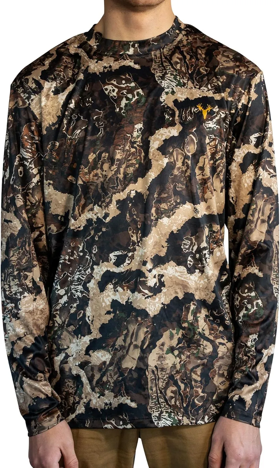 HOT SHOT Men’s Camo Hunting Long Sleeve Shirt – Quick Dry Performance Shirt