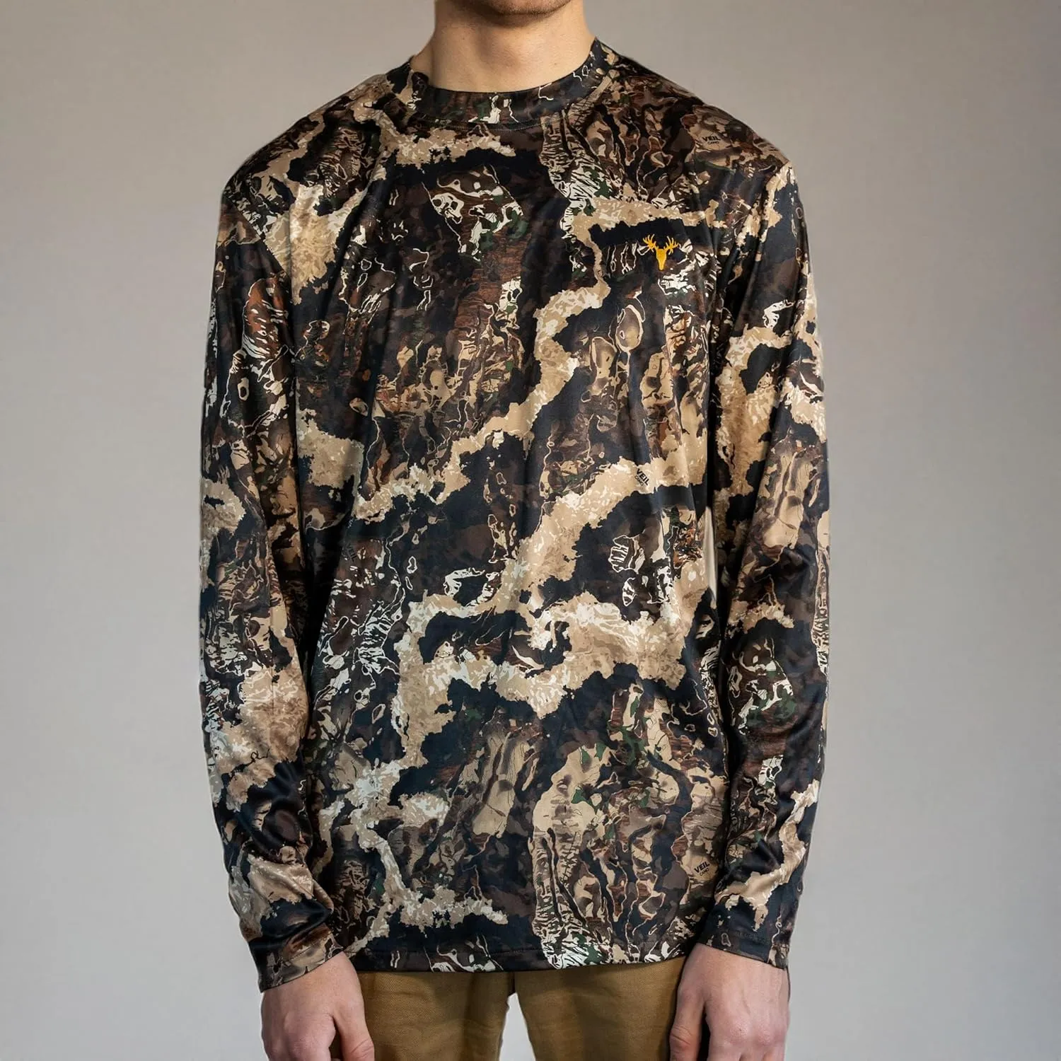 HOT SHOT Men’s Camo Hunting Long Sleeve Shirt – Quick Dry Performance Shirt