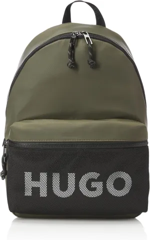 HUGO Mesh Logo Backpack, spinach green, PCE.