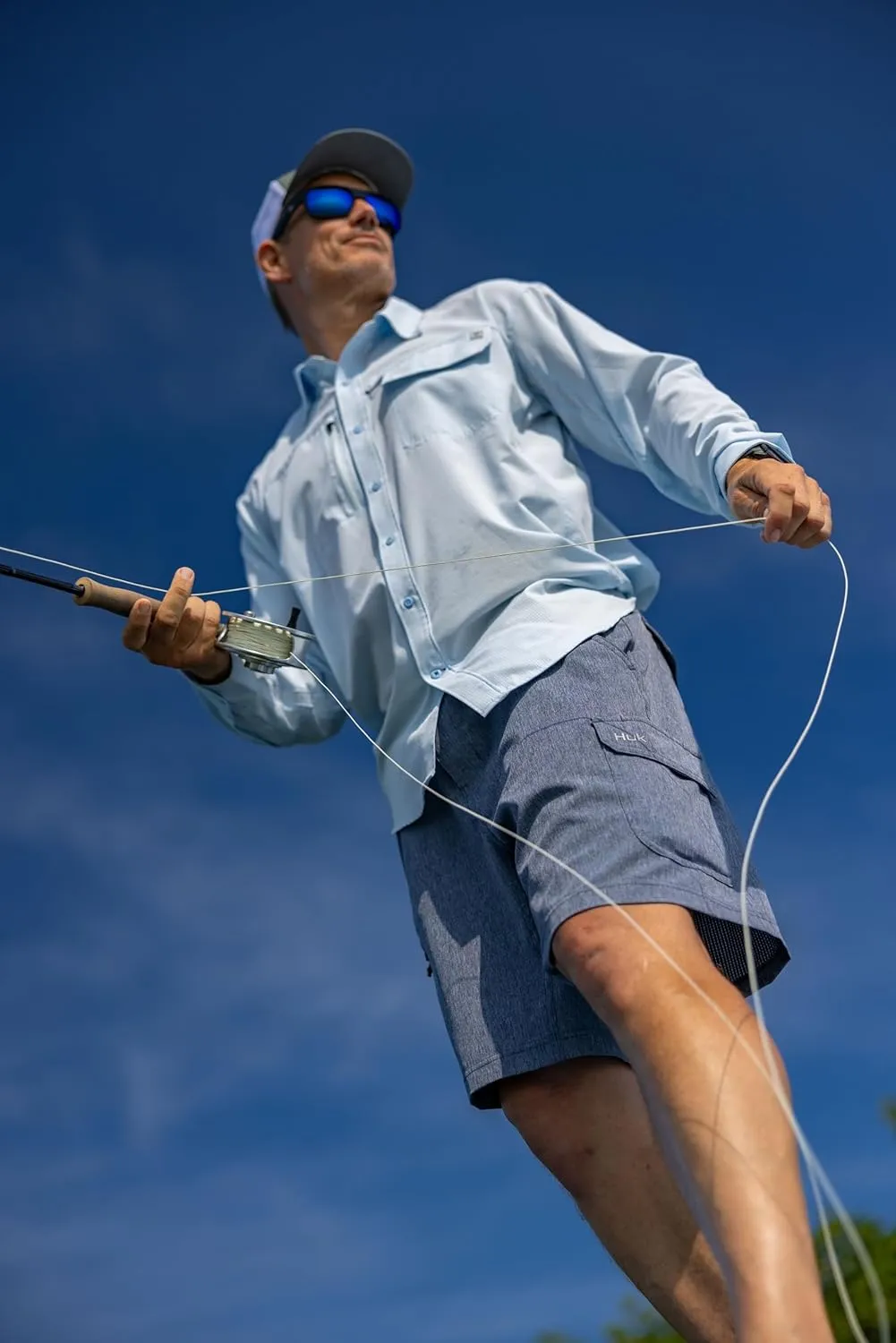 HUK A1a Quick-Dry Performance Fishing Shorts for Men