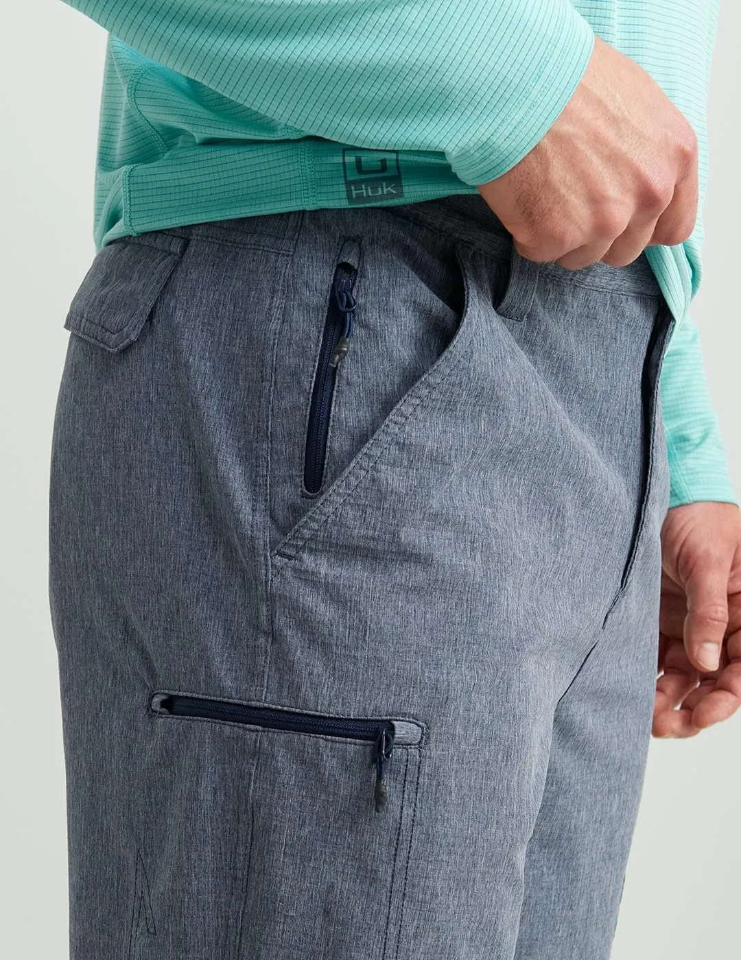 HUK A1a Quick-Dry Performance Fishing Shorts for Men