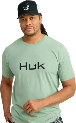 HUK Men's Performance Fishing Logo Tee, Short Sleeve, Quick-Dry