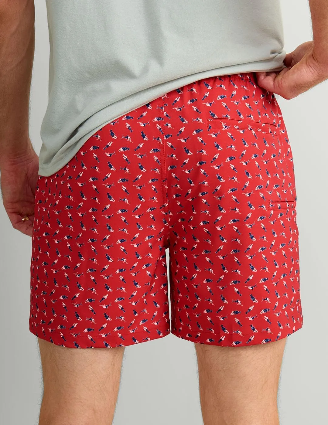 HUK Men's Pursuit Volley Pattern, Quick-Dry Shorts