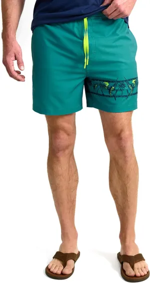 HUK Men's Pursuit Volley Pattern, Quick-Dry Shorts