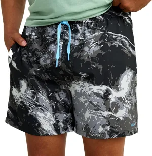 HUK Men's Pursuit Volley Pattern, Quick-Dry Shorts