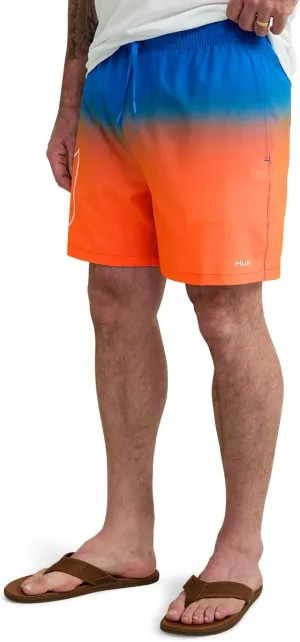 HUK Men's Pursuit Volley Pattern, Quick-Dry Shorts