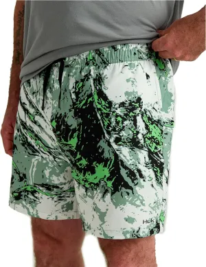 HUK Men's Pursuit Volley Pattern, Quick-Dry Shorts