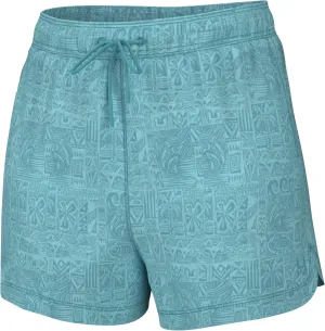 HUK Pursuit Volley Pattern, Quick-Dry Shorts for Women