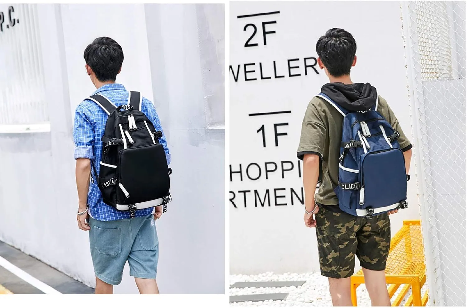 ISaikoy Game Zenless Zone Zero Backpack Daypack Bookbag Laptop Bag School Bag with USB Port 11