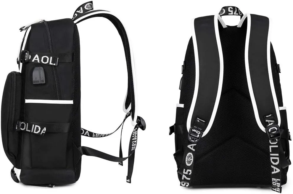 ISaikoy Game Zenless Zone Zero Backpack Daypack Bookbag Laptop Bag School Bag with USB Port 11