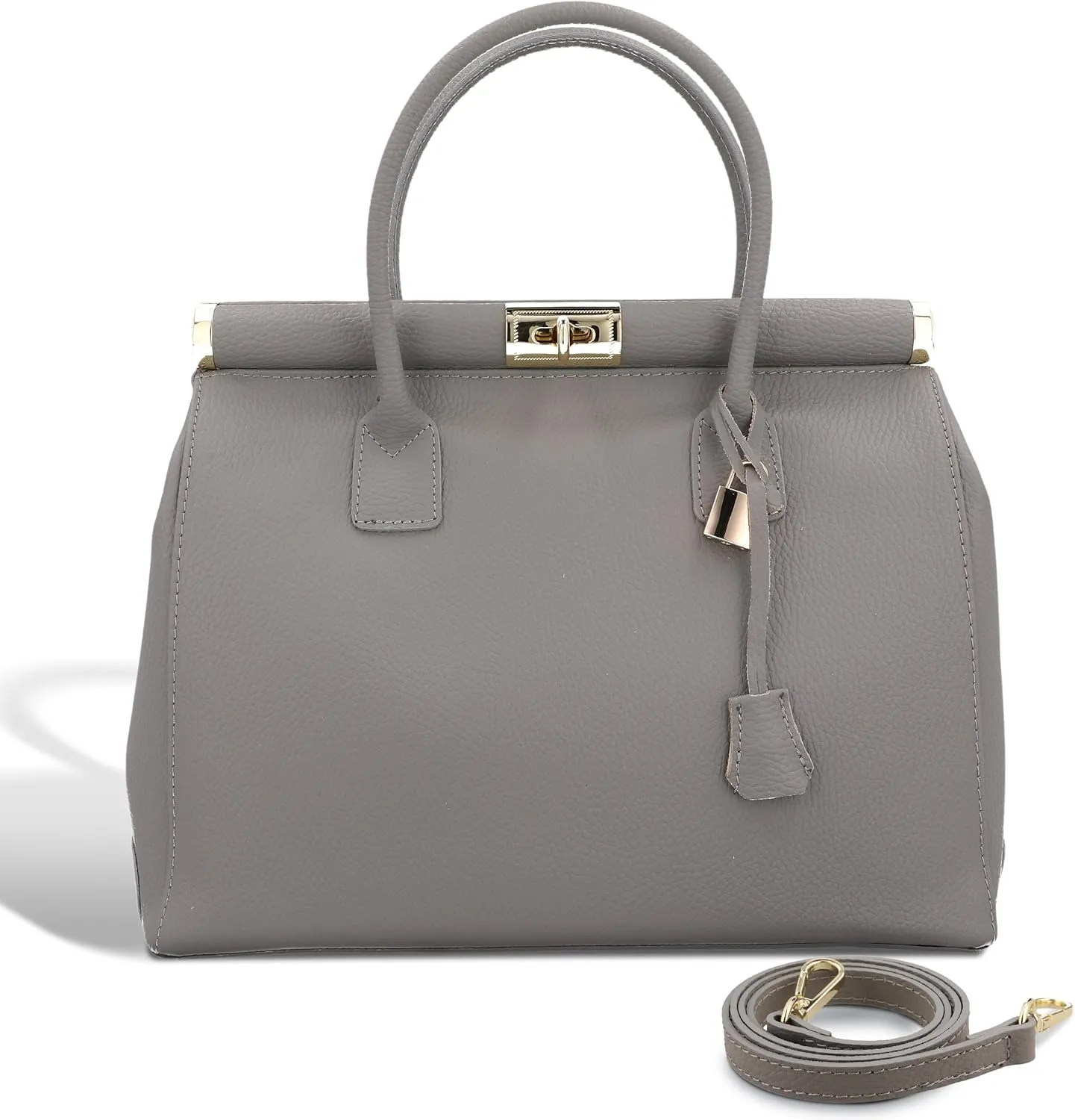Italian Leather Handbags for Women - Spacious Interior, Durable Hardware, Crossbody Strap, Handmade