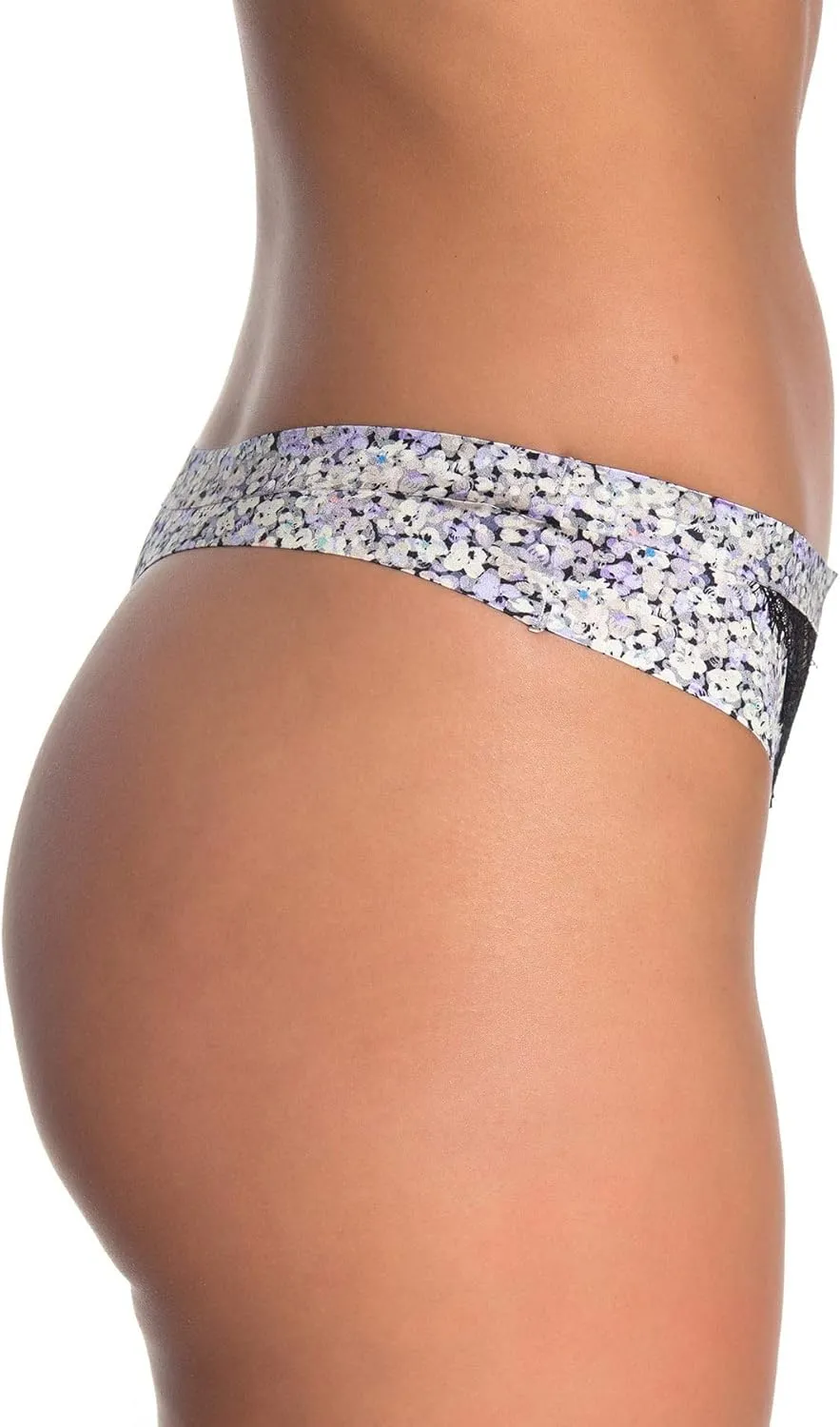 JASON WU Eyelash Lace Satin Thong