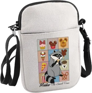 JNIAP Meeko Raccoon Gift The Snack Tour Crossbody Bag Magic Kingdom Gift
