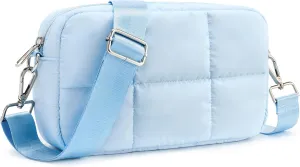 KALIDI FANCY FOREST Crossbody Bags for Women Crossbody Purse with Strap Lightweight Puffer quilted Shoulder Bag for Travel