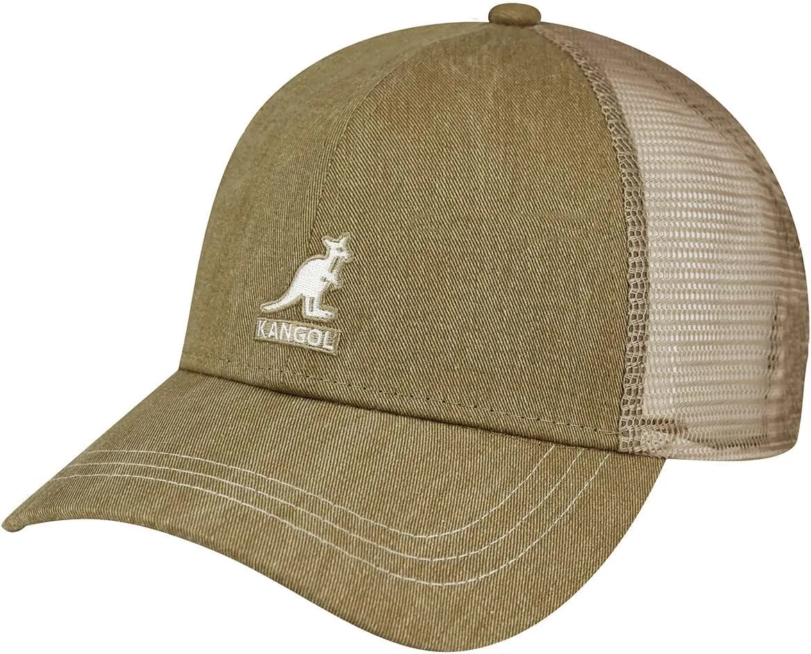 Kangol Distressed Cotton Mesh Baseball