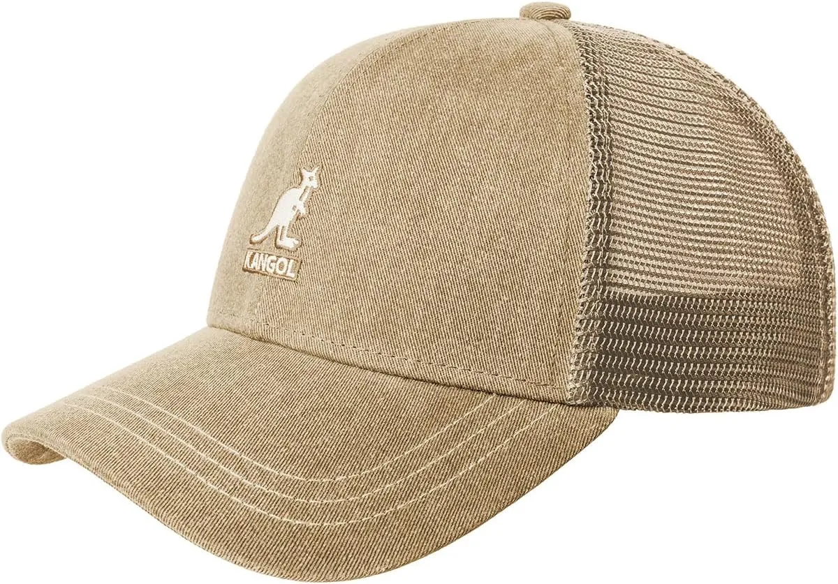 Kangol Distressed Cotton Mesh Baseball