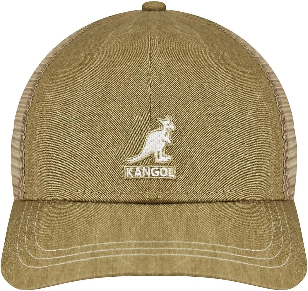Kangol Distressed Cotton Mesh Baseball