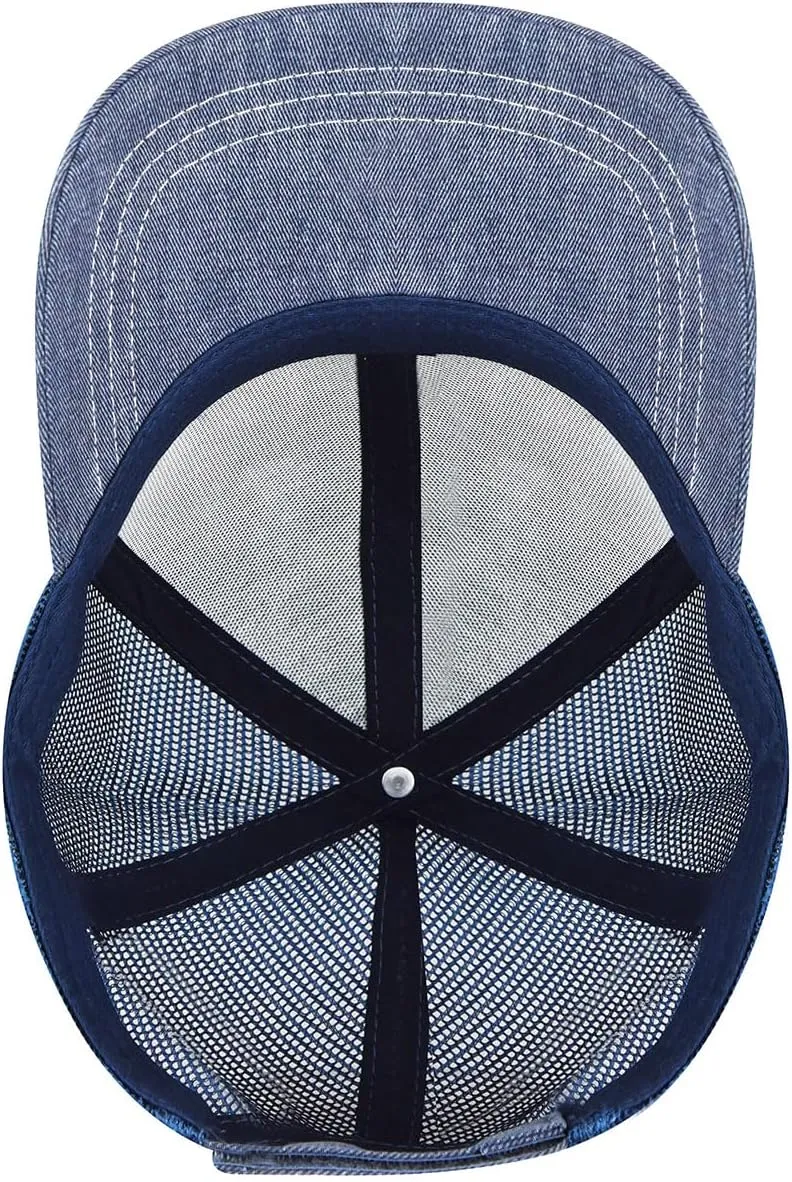Kangol Distressed Cotton Mesh Baseball