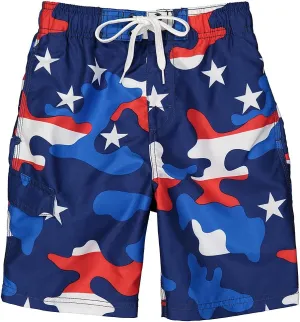 Kanu Surf Avalon Boys Swim Trunks with UPF 50  Sun Protection-Quick Dry Boys Swimsuit