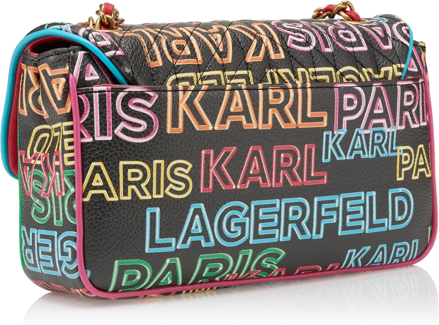 KARL LAGERFELD Agyness Tweed Shoulder Bag