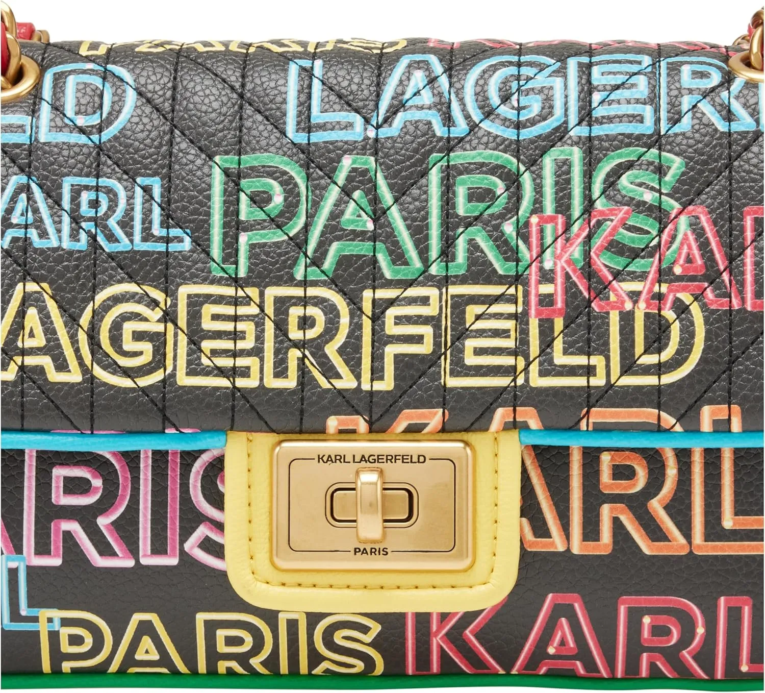 KARL LAGERFELD Agyness Tweed Shoulder Bag