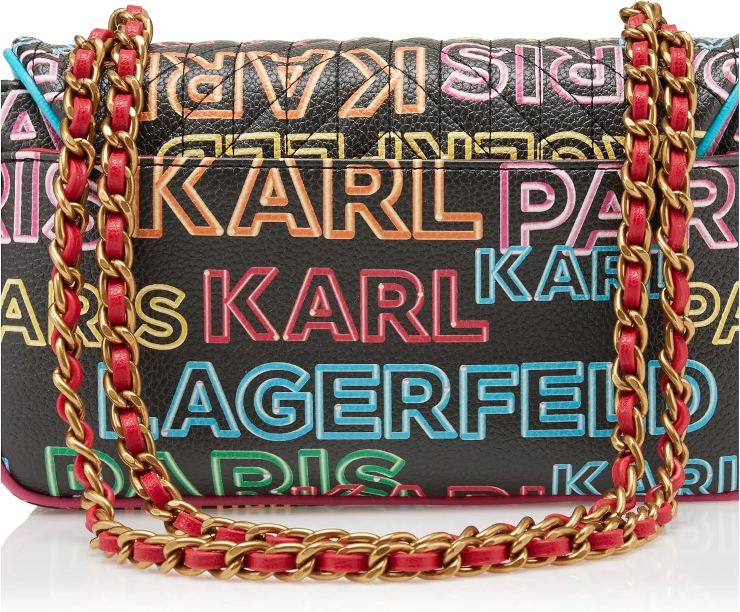 KARL LAGERFELD Agyness Tweed Shoulder Bag
