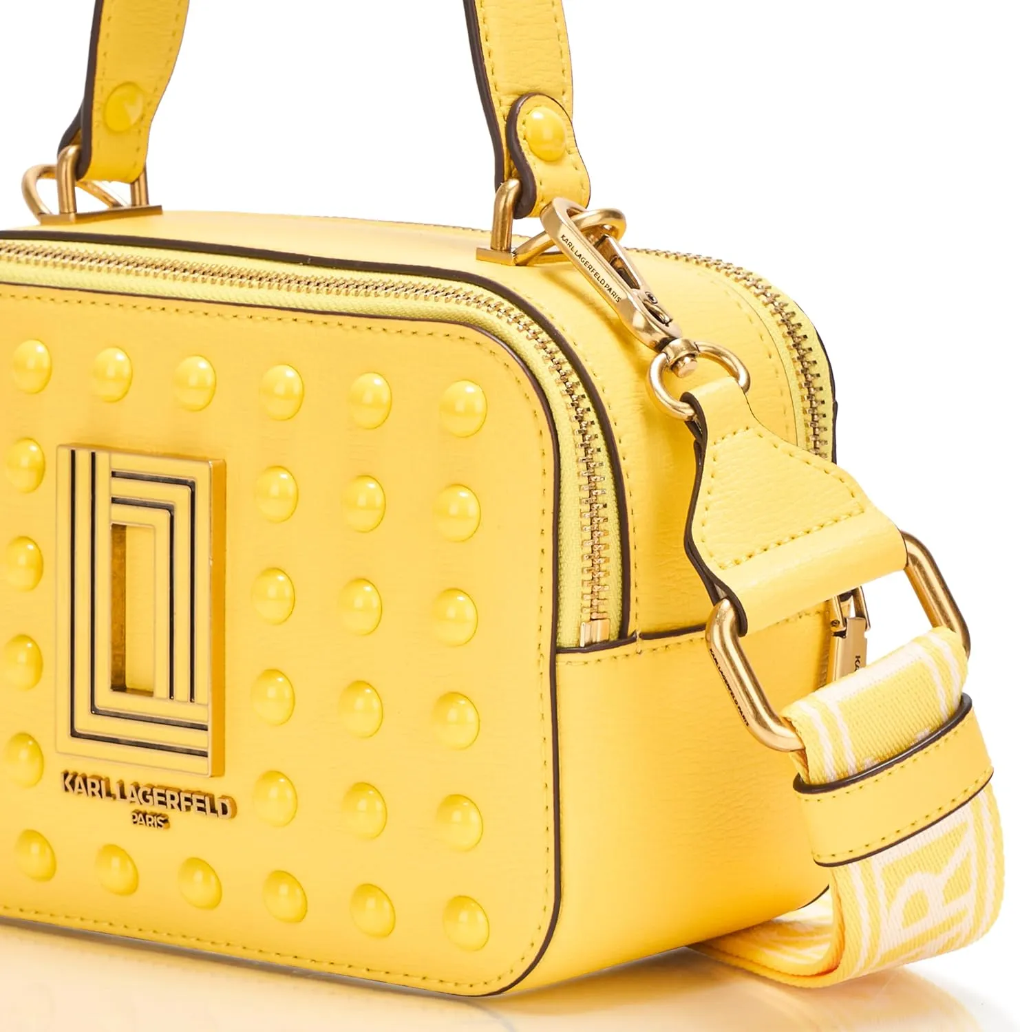 KARL LAGERFELD Simone Studded Camera Crossbody