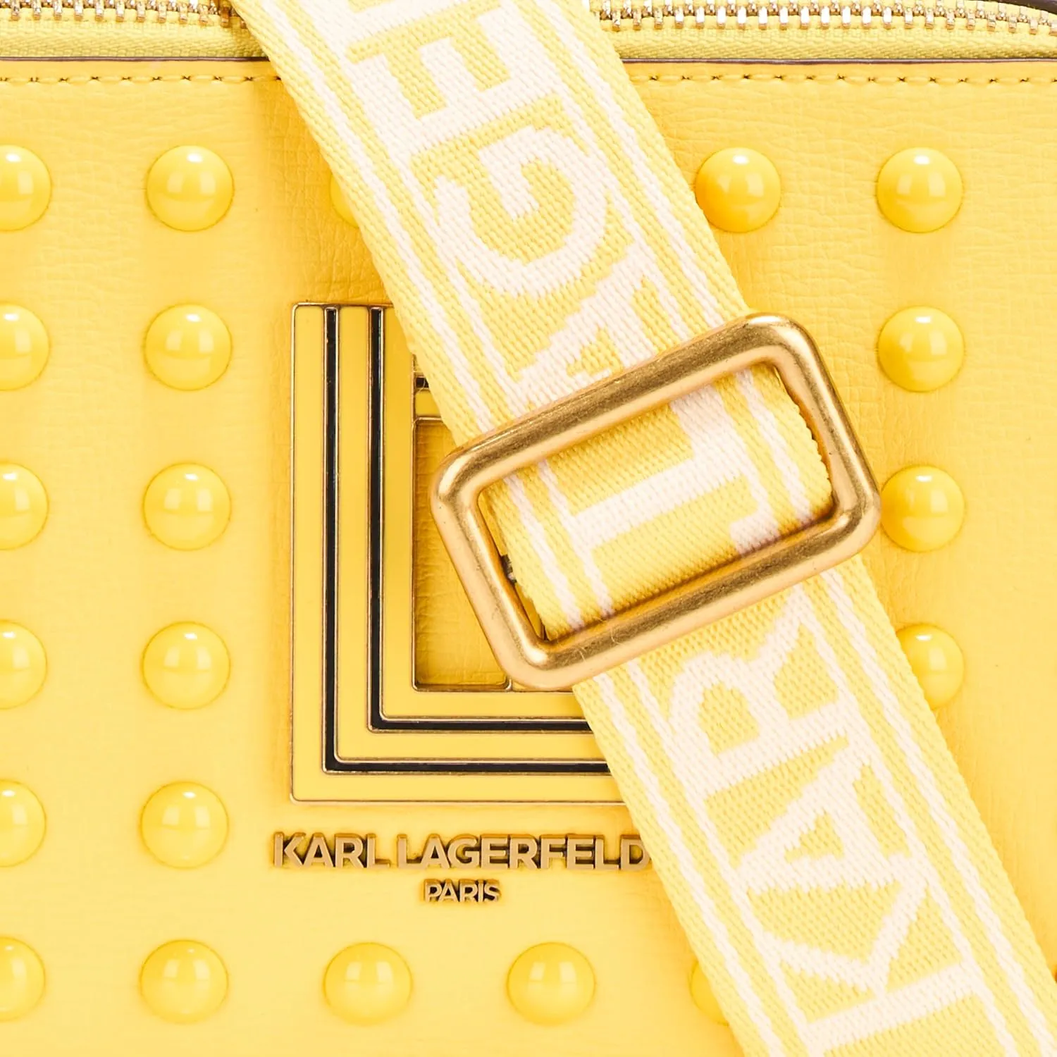 KARL LAGERFELD Simone Studded Camera Crossbody